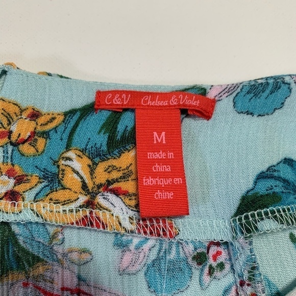 Chelsea & Violet Misty May Floral High Waist Flowy Shorts Medium - Picture 11 of 12